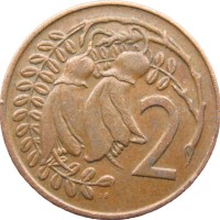 Новая Зеландия 2 цента 1974