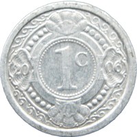 Монета Антильские острова 1 цент 2006