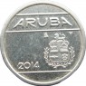 Аруба 25 центов 2014