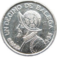 Монета Панама 1/10 бальбоа 2018