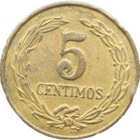 Монета Парагвай 5 сентим 1947