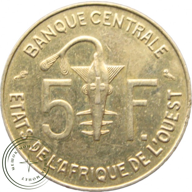 Западно-Африканский союз 5 франков 1971