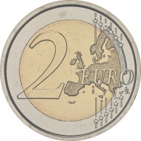 Монета Сан-Марино 2 евро 2024 Декларация гражданских прав (буклет)