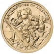 США 1 доллар 2025 «Выход в открытый космос» — Техас