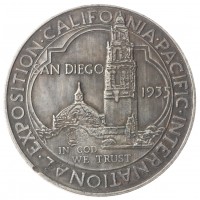 Копия 50 центов 1935 Международная тихоокеанская выставка в Калифорнии