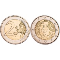 Монета Франция 2 евро 2015 Праздник федерации - День взятия Бастилии