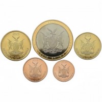 Намибия набор 5 монет 2025