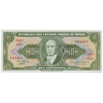 Банкнота Бразилия 10 крузейро 1966-1967