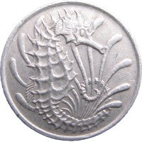 Монета Сингапур 10 центов 1981