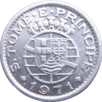 Монета Сан-Томе и Принсипи 10 сентаво 1971