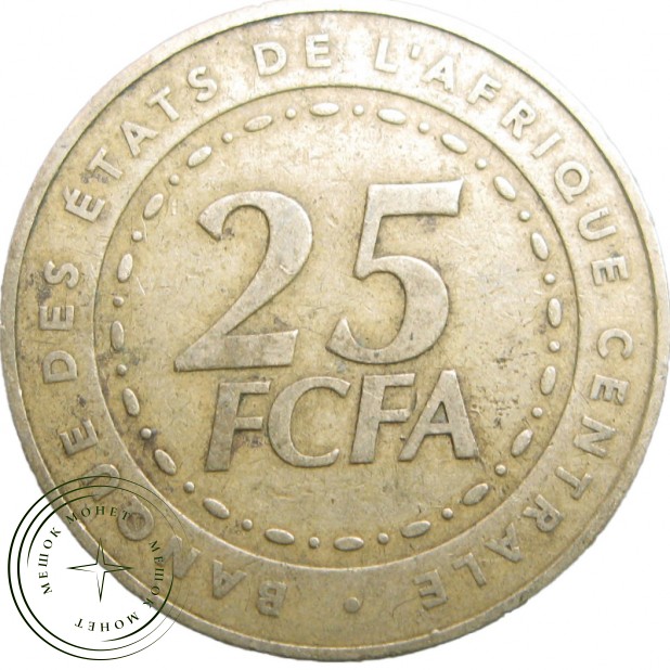 Центральная Африка 25 франков 2006