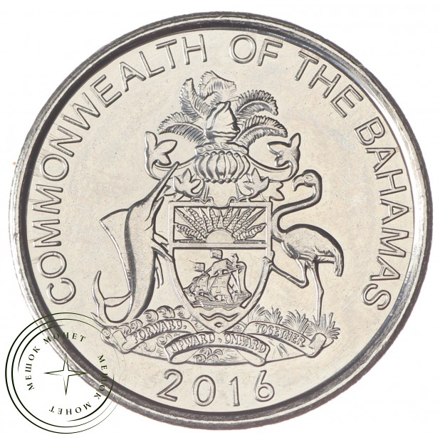 Багамские острова 5 центов 2015