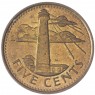 Барбадос 5 центов 2008