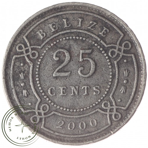 Белиз 25 центов 2000 — 25325317