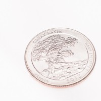 Монета США 25 центов 2013 Национальный парк Грейт-Бейсин