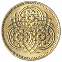 Монета Гайана 1 цент 1988