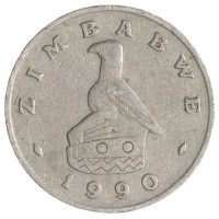 Монета Зимбабве 5 центов 1990