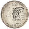 США 25 центов 2000 Нью-Гэмпшир