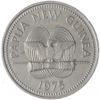 Монета Папуа—Новая Гвинея 20 тоа 1975