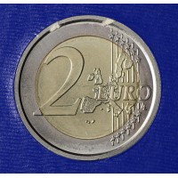 Монета Ватикан 2 евро 2007 80 лет папе Бенедикту XVI (буклет)