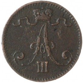 Монета 1 пенни 1881