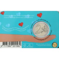 Бельгия 2 евро 2022 Пандемия Covid (Буклет)