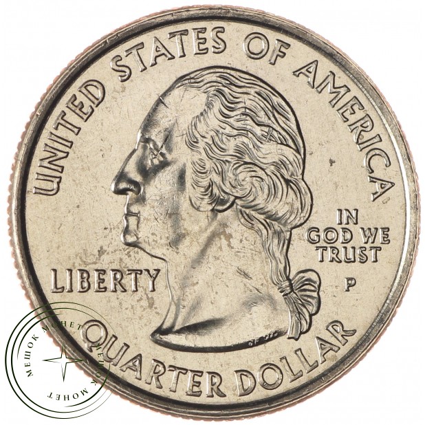 США 25 центов 2001 Нью-Йорк