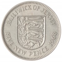 Джерси 5 пенсов 1968