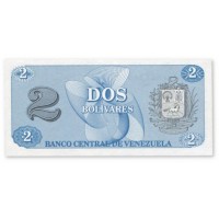 Банкнота Венесуэла 2 боливара 1989