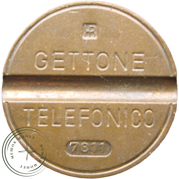 Жетон Италия Телефонный Gettone Telefonico