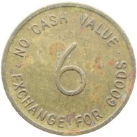 Монета Жетон Великобритания 6 Pence - Aristocrat