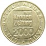 Жетон Австрия газета Neue Kronen Zeitung С Новым годом 2000