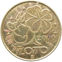 Жетон Германия Viel gluck wunscht Lotto