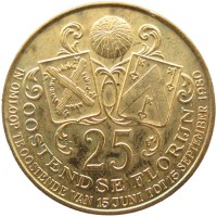 Монета Жетон Бельгия Oostendse Compagnie 1722-1980