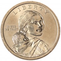 Монета США 1 доллар 2016 Солдатские каски