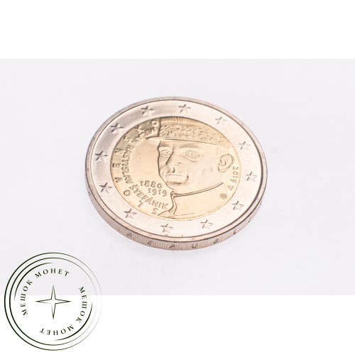 Словакия 2 евро 2019 100 лет со дня смерти Милана Растислава Штефаника — 93699366