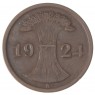 Германия 2 рентспфеннига 1924 5