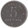 Германия 5 рейхспфеннигов 1918