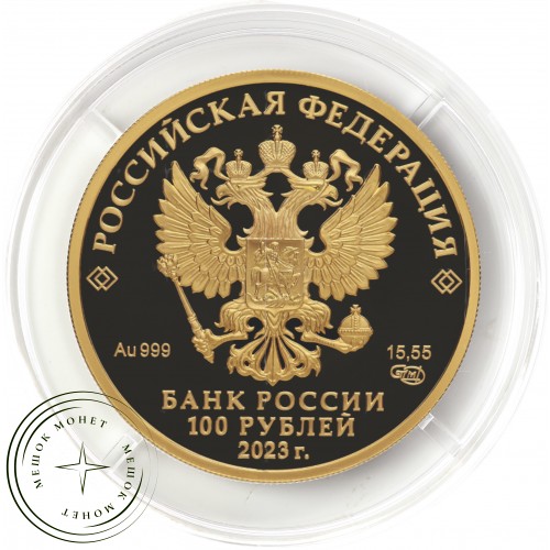 100 рублей 2023 Белка обыкновенная