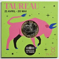 Франция 5 евро 2025 Набор монет знаки зодиака