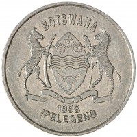 Монета Ботсвана 50 тебе 1998