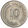 Сингапур 10 центов 1982