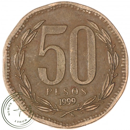 Чили 50 песо 1999 — 937030602-4