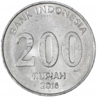 Индонезия 200 рупий 2016