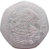 Монета Мексика 10 песо 1981