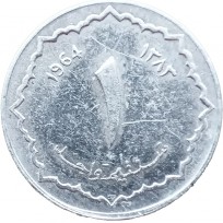 Монета Алжир 1 сантим 1964