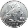 Бельгия 1 франк 1939