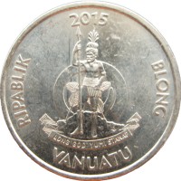 Монета Вануату 20 вату 2015