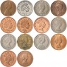 Набор монет Великобритании (14 монет)