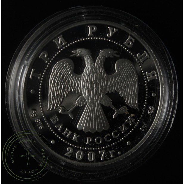 3 рубля 2007 Полярный год